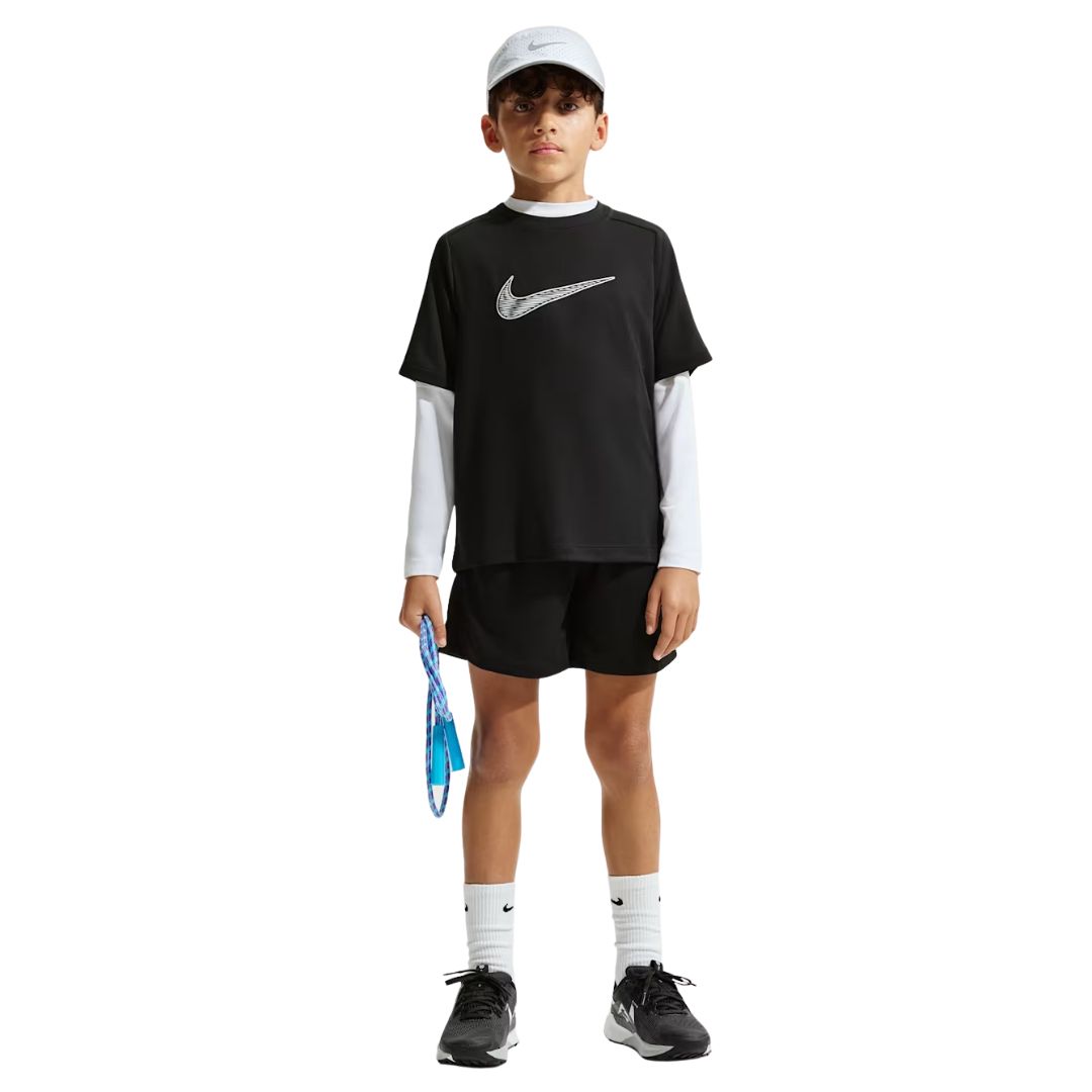 Nike Kids Dri-FIT Multi T-shirt Black billede